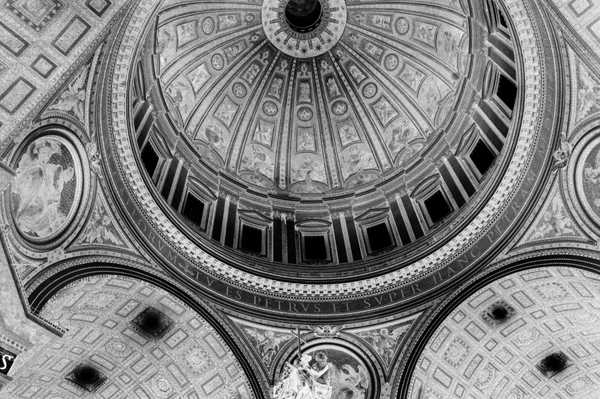 'Interior of Michaelangelo's dome in St. Peter's Rome,'  by Elisabeth Flynn-Chapman