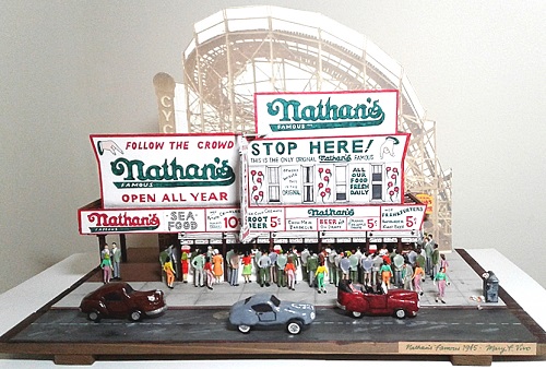 'Nathan's Famous 1945' by Mary F. Vivo