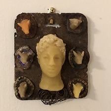 'Circe 1,' Encaustic assemblage by Susanne K. Arnold