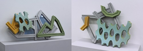 'Extruded & Multiplied' Ceramics and laser-cut Plexiglass by Audrey An