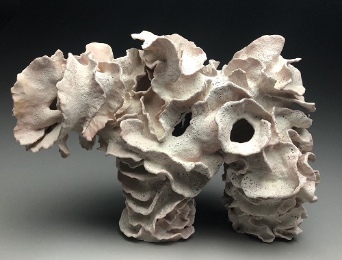 'Anthozoa' Textured stoneware by Torie Dombrowski