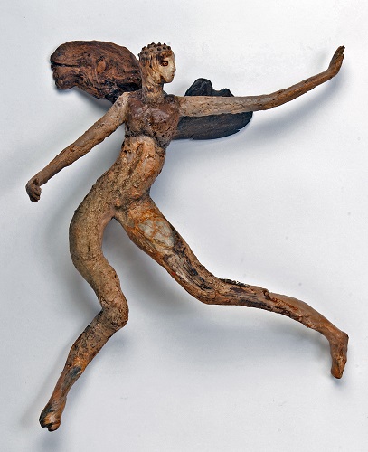 'Odile,' Wood, root, beeswax, 15 x 12 x6 inches, by Susanne K. Arnold