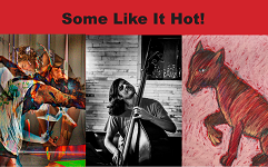 'Some Like It Hot!' images (L-R): Lew Lott (detail), Adam Hopkins, Michael A. Pierce (detail)