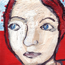 'Girl in Red #2' by Laura Sherrill Ligon